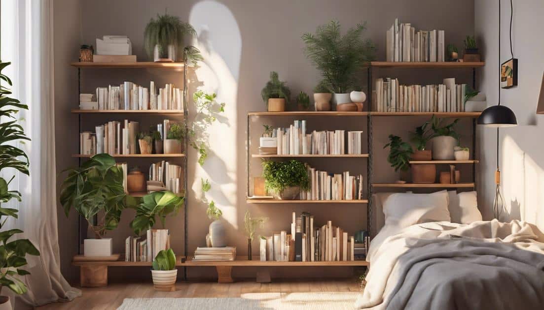 Explorando diferentes tipos de prateleiras para quarto